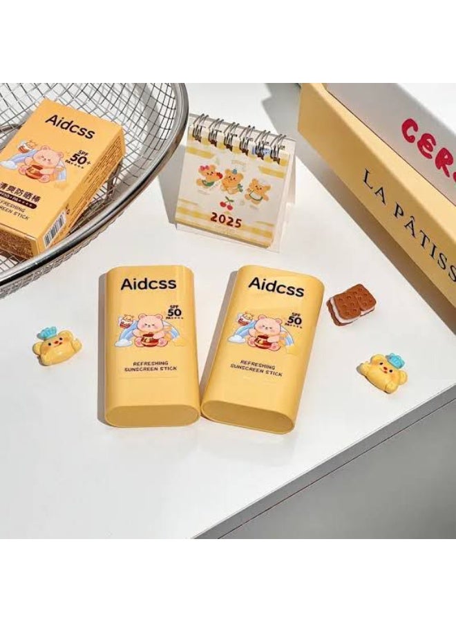 AIDCSS SUNSCREEN STICK SPF 50+ NON-STICKY -WATERPROOF -20g - Image 5